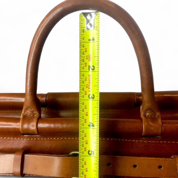 RALPH LAUREN Tartan Plaid Doctor's Boston Weekend Suitcase Briefcase Travel Bag - Picture 11 of 17